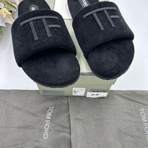 Men’s Tom Ford toweling velvet slipper size 8 made in Italy